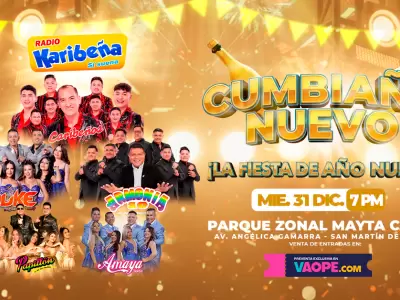 'Cumbiao Nuevo': Papilln, Caribeos, Son del Duke y ms este 31 de diciembre en SMP