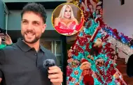 Nicola Porcella recibe sorpresa navidea de Wendy Guevara: "Ver mi casa as me llen de energa"