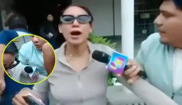 Samahara Lobatn acusa a reporteros de empujarla cuando la entrevistaban