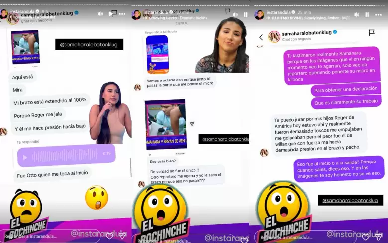 Afirma que la empujaron y golpearon