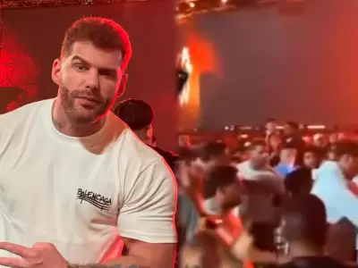 Greg Michel protagoniza incidente en show de Anuel AA.