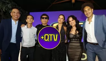 Mara Pa lanza su canal de streaming rodeada de figuras de la farndula.