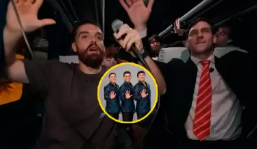 Ibai Llanos al ritmo del Grupo 5.