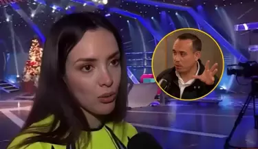 Ros�ngela Espinoza responde a halagos del presidente Jos� Jer�.