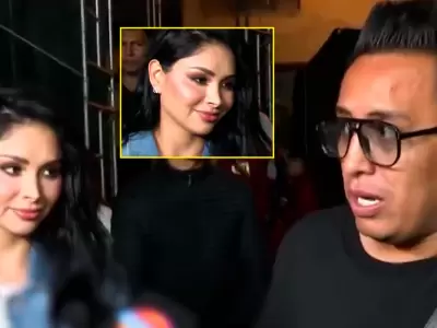 Pamela Franco no oculta su reaccin tras respuesta de Christian Cueva sobre posible boda.