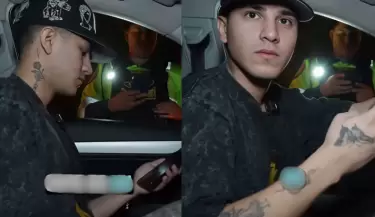 Cristorata es intervenido por la Polic�a en plena transmisi�n y su reacci�n desata pol�mica en redes.