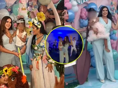 Darinka Ram�rez sorprende con lujosa fiesta por el cumplea�os de su hija.