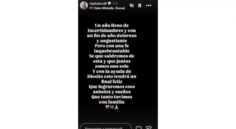 Tepha Loza habló de la salud de su madre en redes sociales