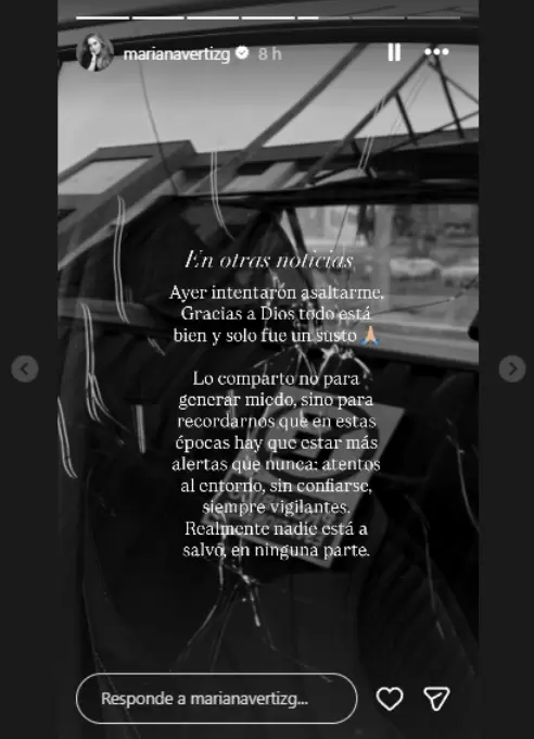 Mariana, hermana de Natalie Vértiz, casi sufre asalto
