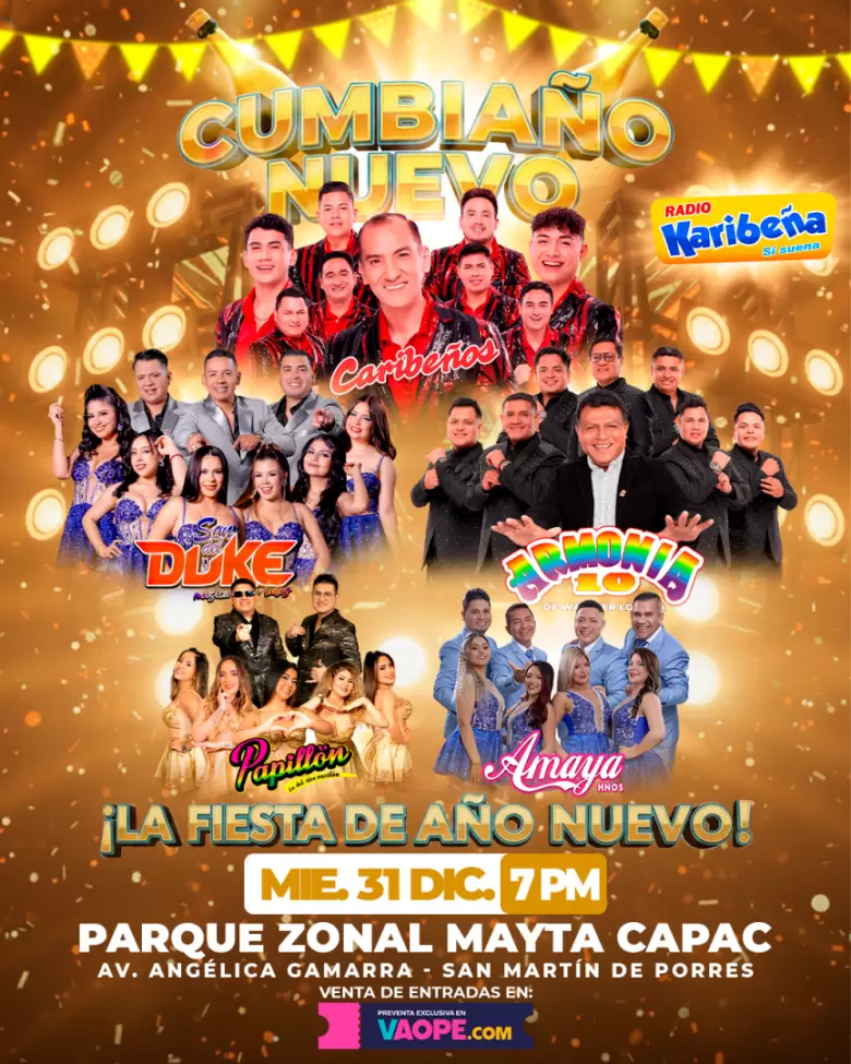 'Cumbia�o Nuevo' este 31 de diciembre en SMP.