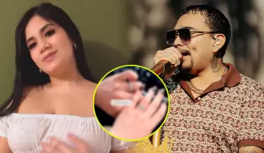 Mar�a Fe Salda�a luce costosos anillos junto a Josimar