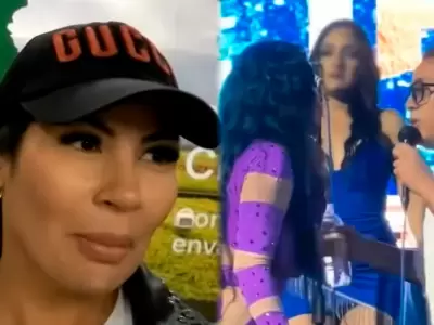 Pamela L�pez sobre posible cruce con Christian Cueva y Pamela Franco.