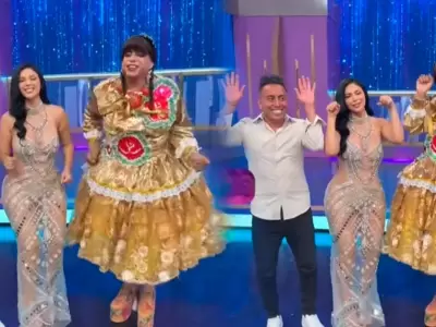 Christian Cueva y Pamela Franco aparecen bailando con La Chola Chabuca
