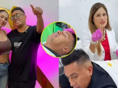 Christian Cueva pasa por tratamientos est�ticos tras reclamo de Pamela Franco.