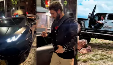 Nicola Porcella causa furor con los autos de lujo que maneja en M�xico.