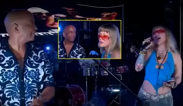 Leslie Shaw y Sergio Goerge dejan abierta la posibilidad de un tema juntos.