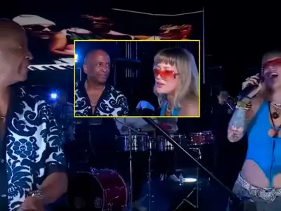 Leslie Shaw y Sergio Goerge dejan abierta la posibilidad de un tema juntos.