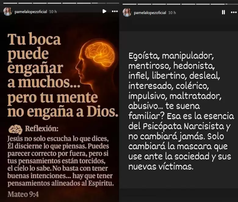 Mensaje de Pamela L�pez para Christian Cueva