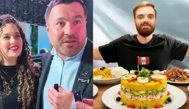 Giacomo Bocchio sorprendi� con su postura frente a Ibai Llanos.