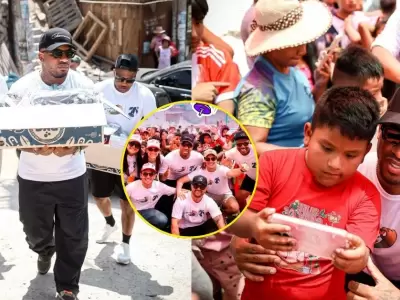 Jefferson Farf�n sorprende con acci�n solidaria por Navidad.