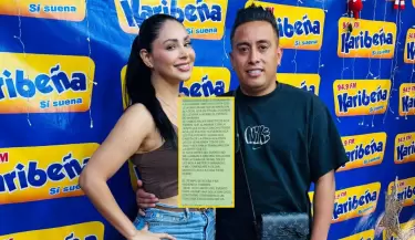 Christian Cueva rompi� su silencio contra la extorsi�n a Pamela Franco.