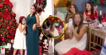 Yahaira Plasencia presume Navidad familiar.