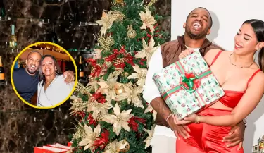 Xiomy Kanashiro y Jefferson Farf�n celebran juntos la Navidad.