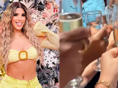 Yahaira Plasencia presume Navidad familiar.