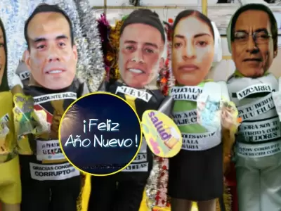 Mercado Central y Mesa Redonda se llenan de mu�ecos para A�o Nuevo.