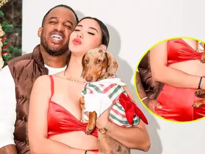 Xiomy Kanashiro luce 'pancita' en fotograf�a con Jefferson Farf�n