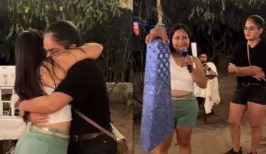 Liz Padilla enternece redes al entregar regalo especial a su novia en Navidad.