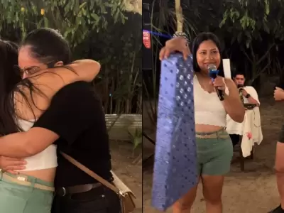 Liz Padilla enternece redes al entregar regalo especial a su novia en Navidad.