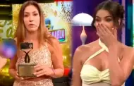 Tilsa Lozano gana premio a 'Ruptura del a�o', pero le regala a Laura Spoya: "Para que lo pongas en tu cuarto"