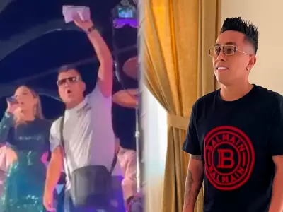 Pamela L�pez suelta ir�nica frase sobre deuda de Christian Cueva con su mam� en pleno evento.