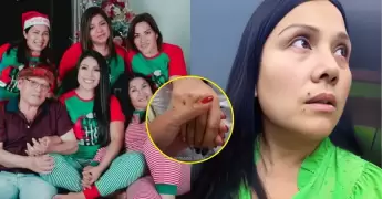 Pamela L�pez suelta ir�nica frase sobre deuda de Christian Cueva con su mam� en pleno evento.