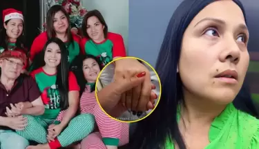 Tula Rodr�guez acompa�a a su hermana tras operaci�n de emergencia.