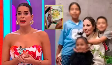 Valeria Piazza rechaza que Pamela L�pez haya hecho p�blico videollamada de Cueva a sus hijos.