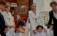 Ana Paula y Paolo Guerrero visitaron iglesia por bautizo de sus hijos: �La boda ser� el siguiente paso?
