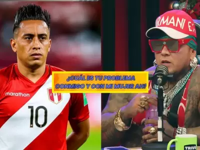 Christian Cueva protagoniza tenso enfrentamiento con 'La Mackyna' tras cr�ticas a Pamela Franco.