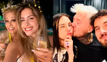 Milett Figueroa y Marcelo Tinelli inician el 2026 al lado de su familia, pero separados.