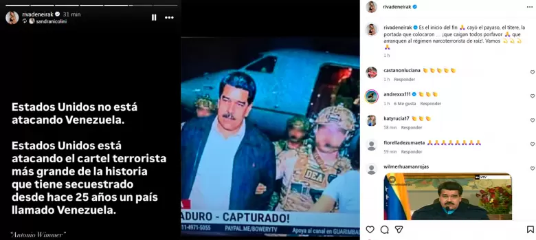 Redes de la venezolana Korina Rivadeneira