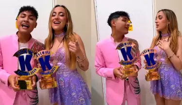 Mafer Portugal de Papill�n cant� junto a H�ctor Jes�s de Caribe�os de Guadalupe