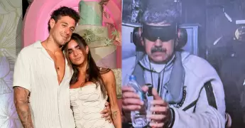 Xiomy Kanashiro estuvo presente en el cumplea�os de Do�a Charo y Jefferson Farf�n bail� festejo.