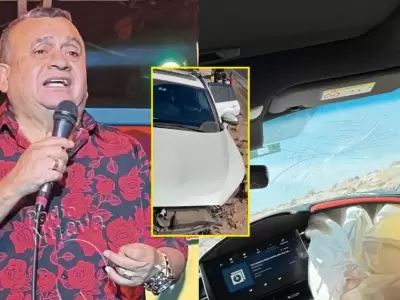 Tony Rosado genera preocupaci�n tras sufrir accidente en Arequipa.