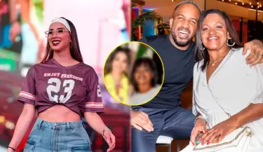 Do�a Charo y Xiomy Kanashiro estuvieron juntas en celebraci�n de A�o Nuevo.