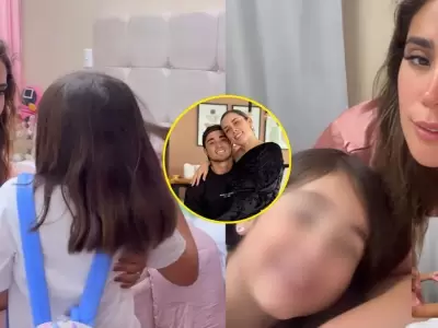 Melissa Paredes queda en shock al ver el corte de cabello de su hija tras viaje con Rodrigo Cuba.