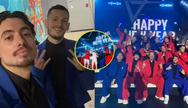 Pato Qui�ones deslumbra como bailar�n de Daddy Yankee en celebraci�n de A�o Nuevo.