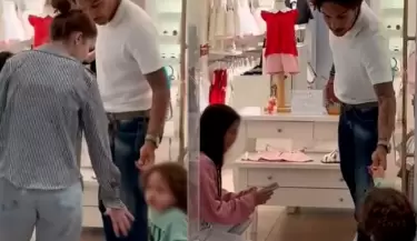 Paolo Guerrero enfrenta inc�modo momento con su hijo y redes reaccionan.