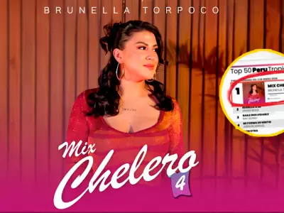 'Mix Chelero 4' de Brunella Torpoco en el puesto uno del Top 50 Per� Tropical.