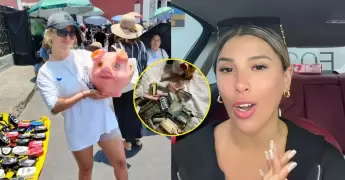 Angie Arizaga se compromete en Italia